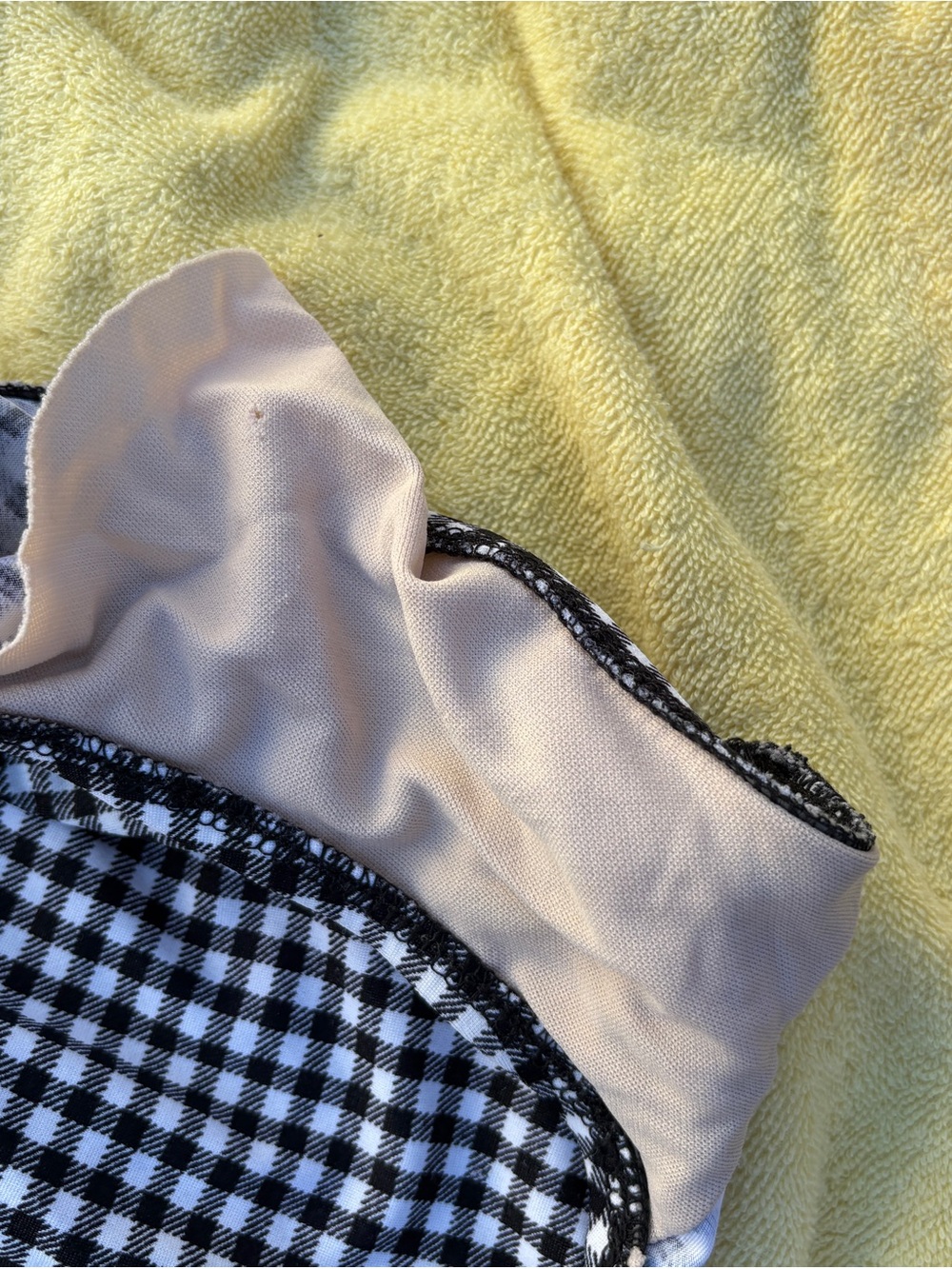 Vintage Pacific Connections Gingham One Piece - Picture 3 of 4
